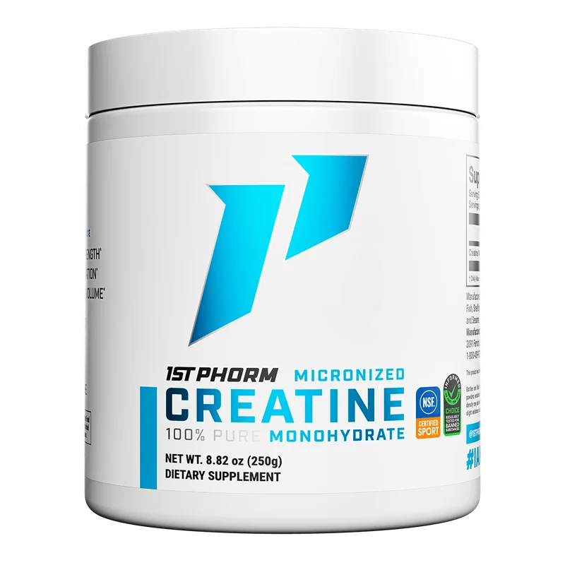 1st Phorm Micronized Creatine Monohydrate, front of package