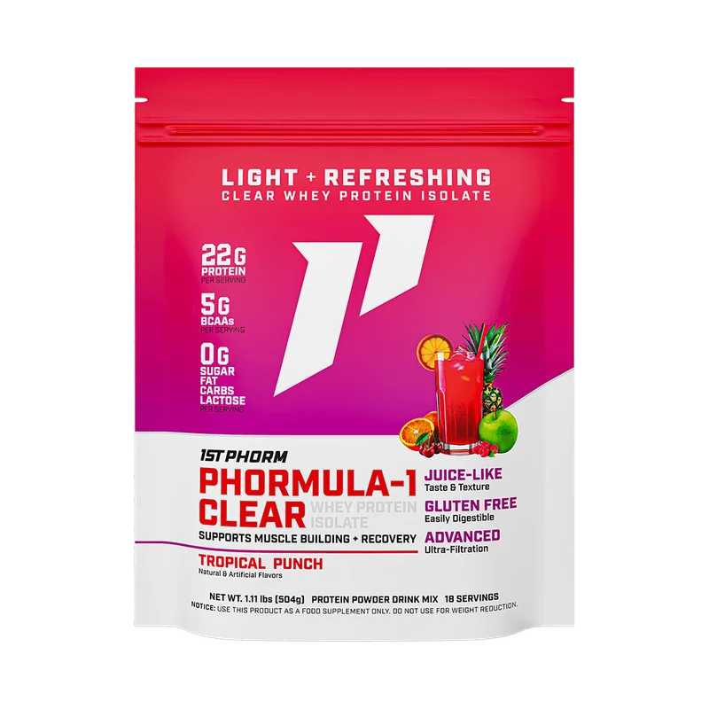 1st Phorm Phormula-1 Clear, front of package