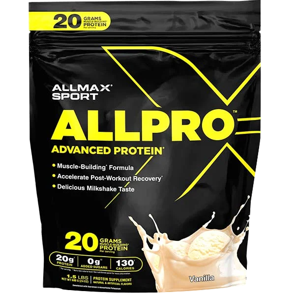 Allmax Nutrition ALLPRO Advanced Protein, front of package