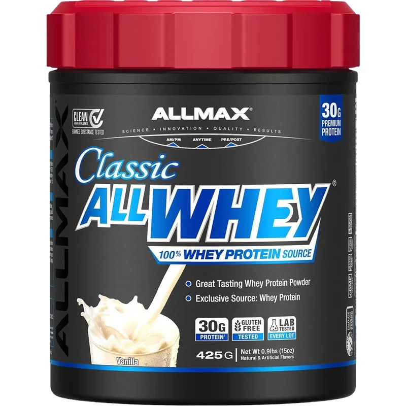 Allmax Nutrition Classic AllWhey, front of package