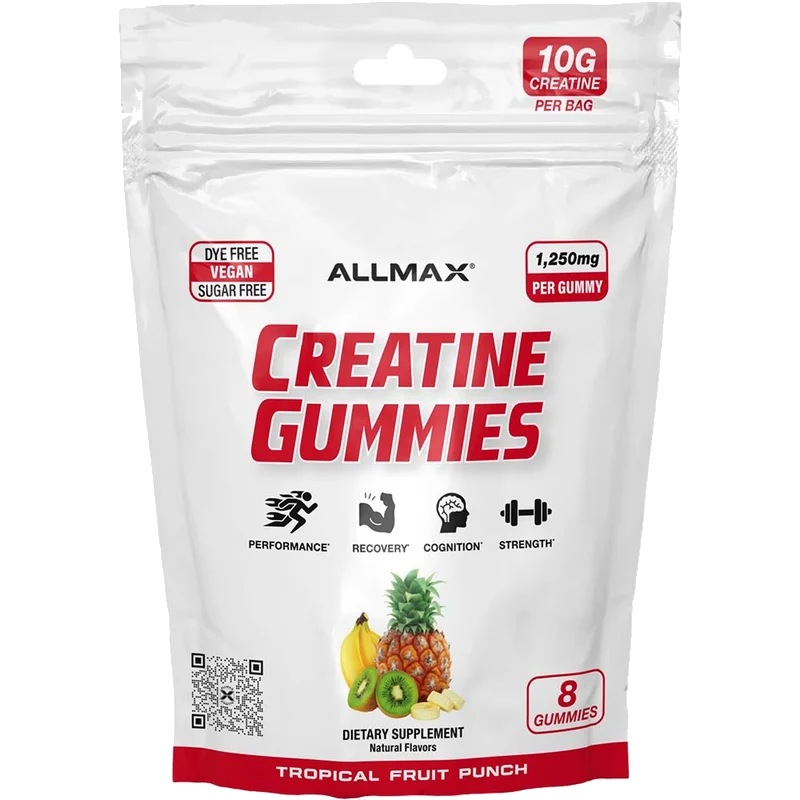 Allmax Nutrition Creatine Gummies, front of package