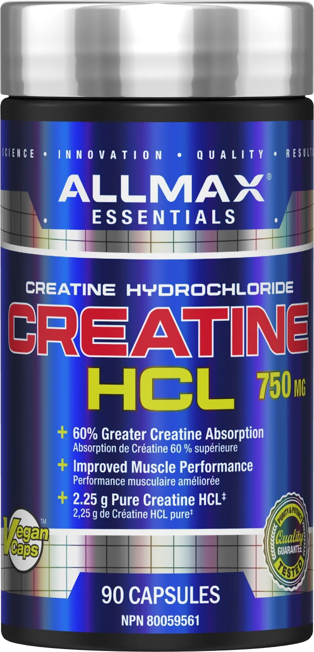 Allmax Nutrition Creatine HCL, front of package