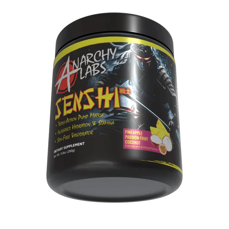 Apollon Nutrition Anarchy Senshi Stim-Free Pre-workout, front of package