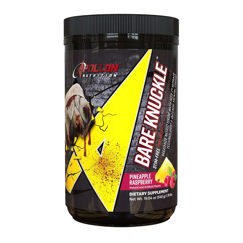 Apollon Nutrition Bare Knuckle Non-Stimulant Pre-Workout V6, front of package