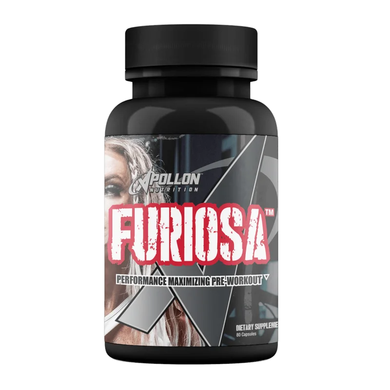 Apollon Nutrition Furiosa Pre-Workout Capsules, front of package