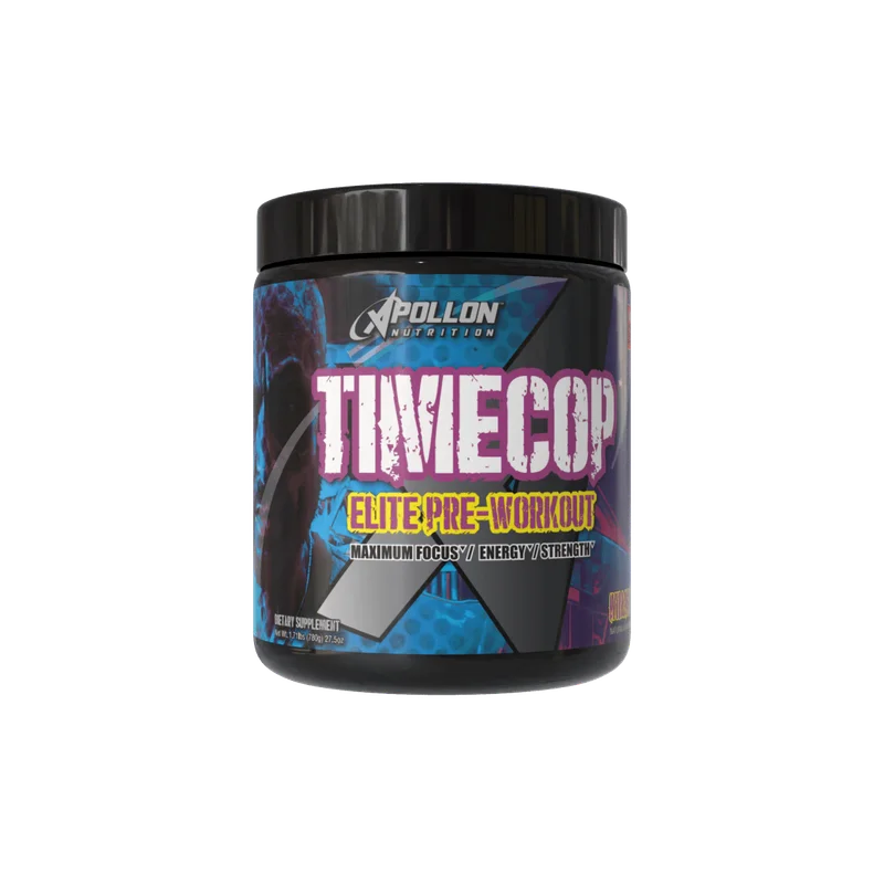 Apollon Nutrition TimeCop - Bareknuckle vs Overtime Nootropic Pre-Workout, front of package