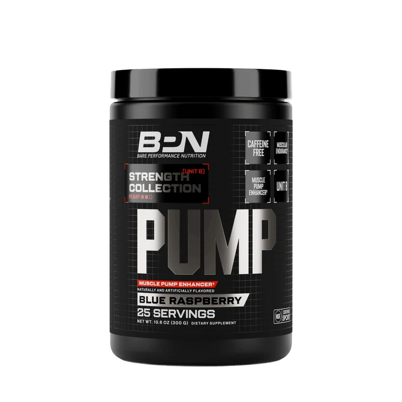 Bare Performance Nutrition PUMP, front of package