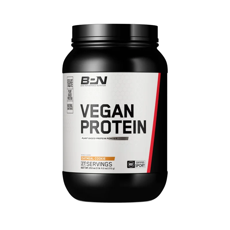Bare Performance Nutrition Vegan Protein, front of package