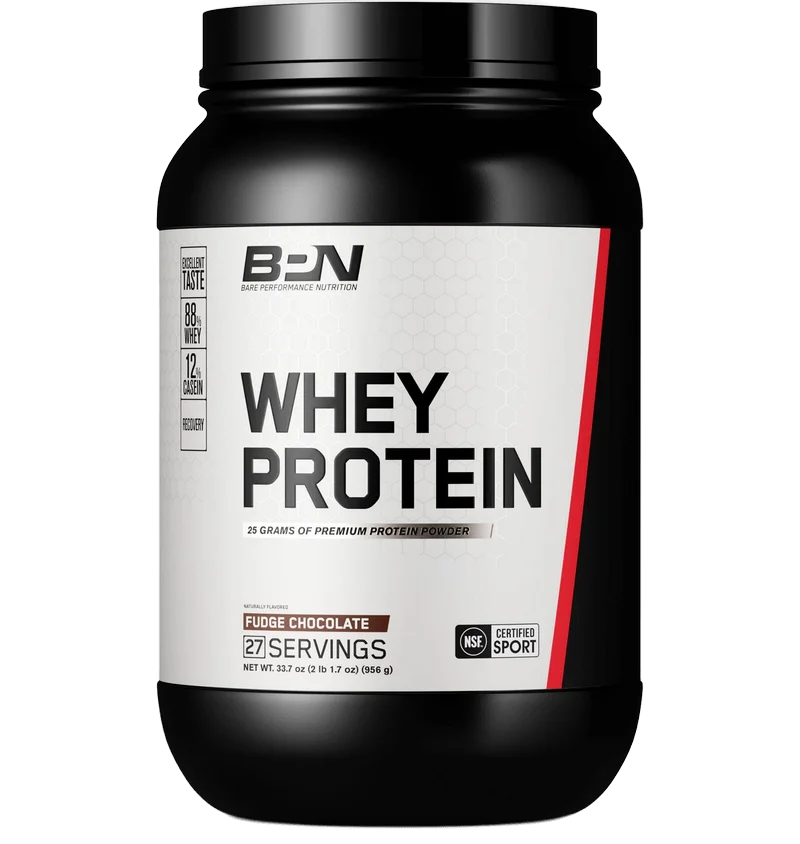 Bare Performance Nutrition Whey Protein, front of package