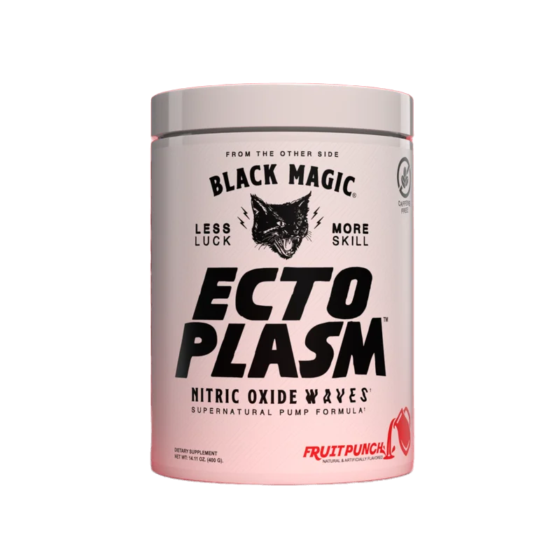 Black Magic Supply Ecto Plasm Non-Stim Pump Pre-Workout, front of package