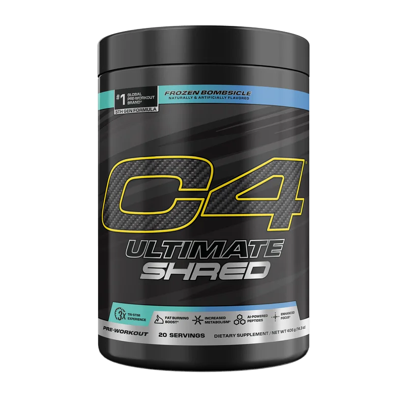 Cellucor C4 Ultimate Shred Pre-Workout, front of package