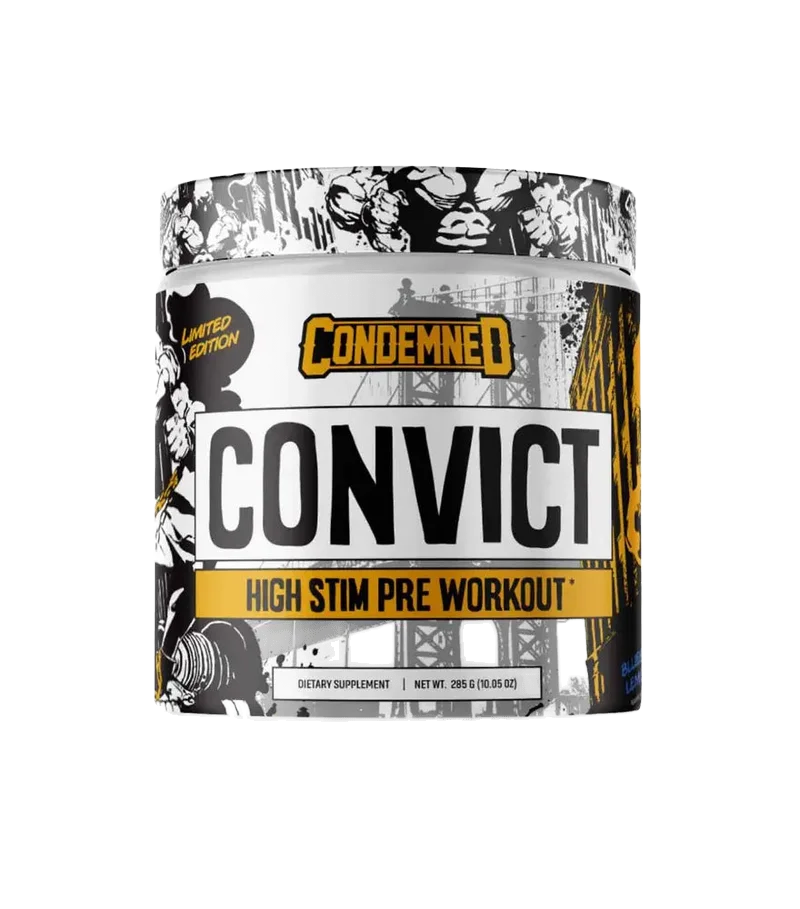Condemned Labz Convict Pre-Workout, front of package