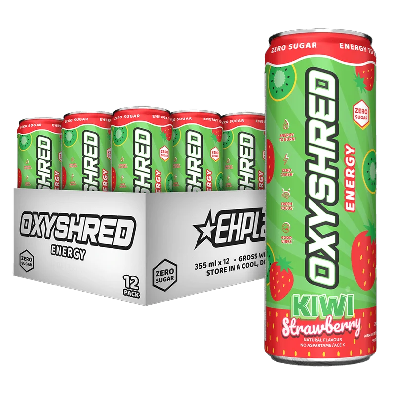 EHP Labs OxyShred Energy Drink RTD, front of package