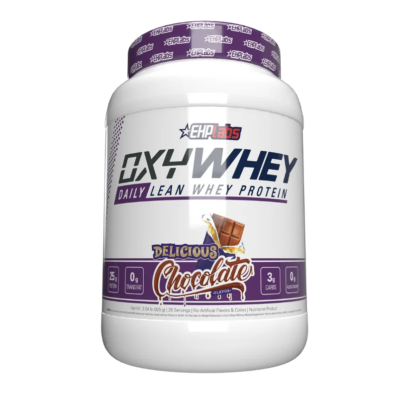 EHP Labs OxyWhey Lean Whey Protein, front of package