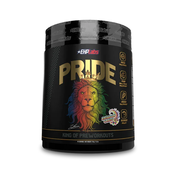 EHP Labs PRIDE Pre-Workout, front of package