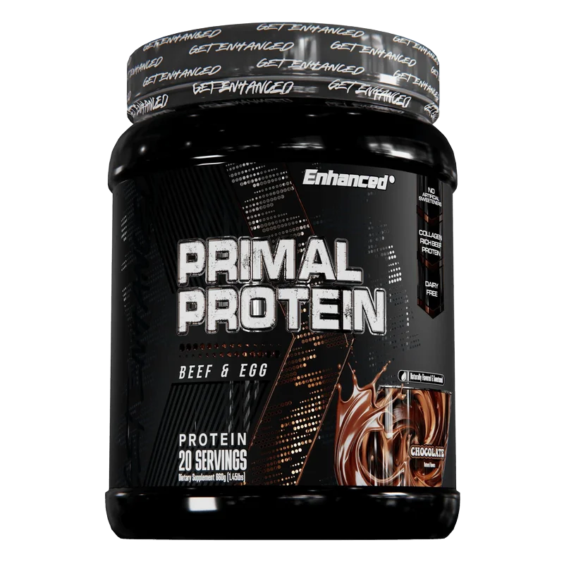 Enhanced Labs PRIMAL PROTEIN, front of package