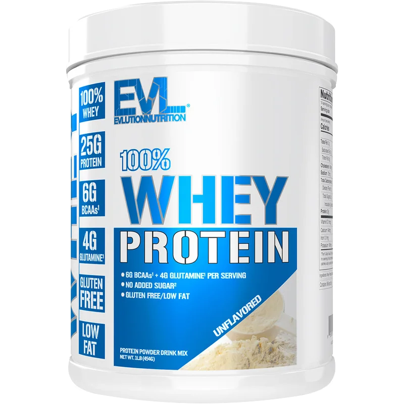 EVL Nutrition 100% Whey, front of package