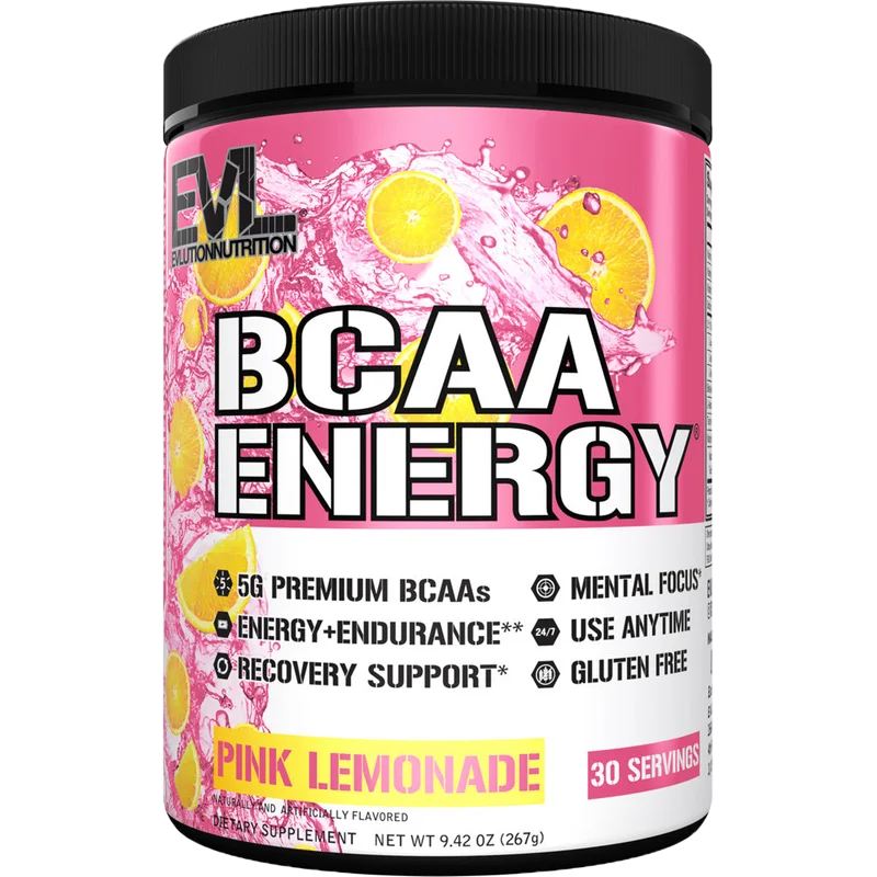 EVL Nutrition BCAA Energy, front of package