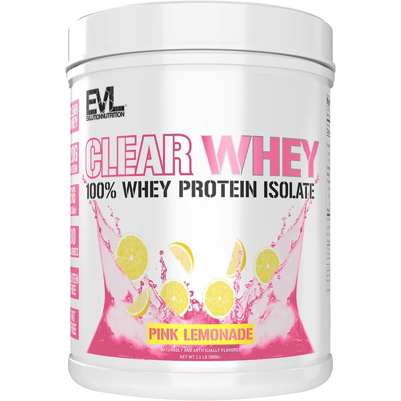 EVL Nutrition Clear Whey, front of package