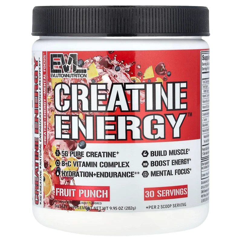 EVL Nutrition Creatine Energy, front of package