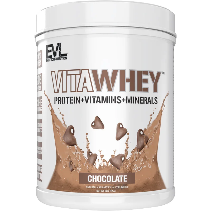 EVL Nutrition VitaWhey, front of package