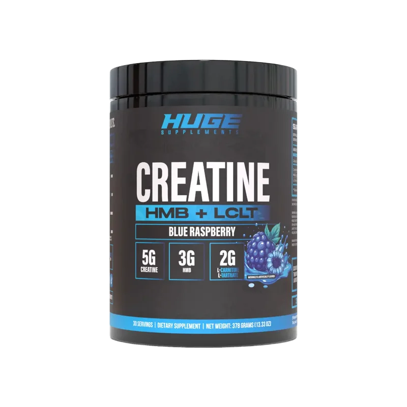 Huge Supplements Creatine HMB LCLT, front of package