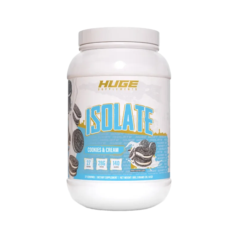 Huge Supplements Huge Isolate, front of package
