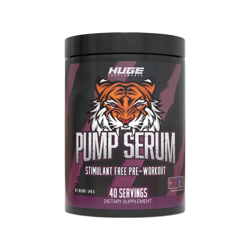 Huge Supplements Pump Serum, front of package