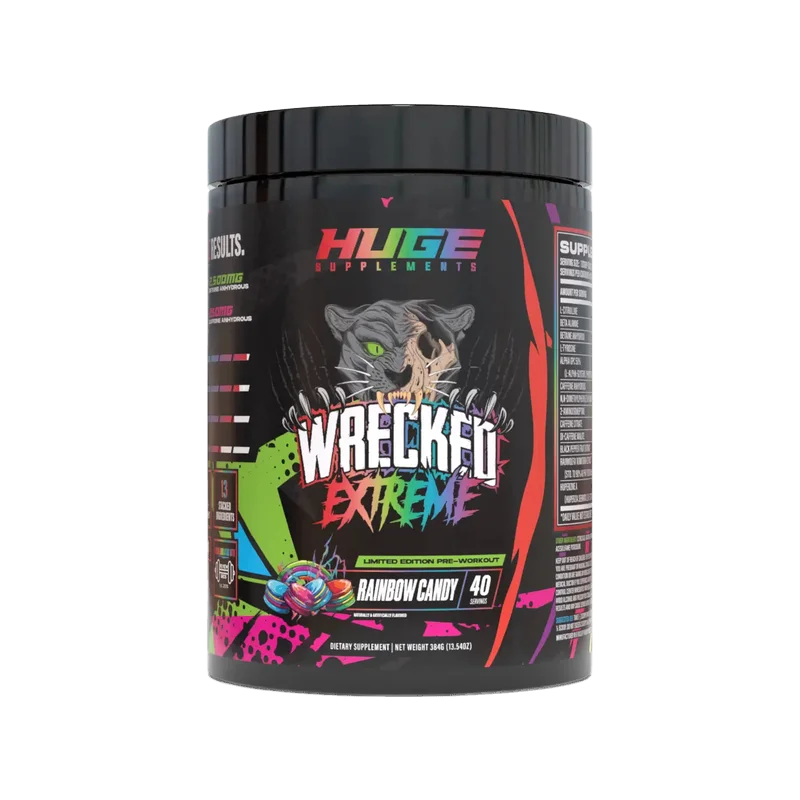 Huge Supplements Wrecked Extreme, front of package