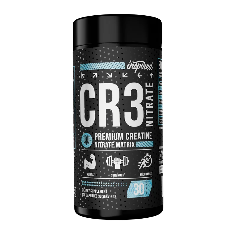 Inspired Nutraceuticals CR3: NITRATE, front of package