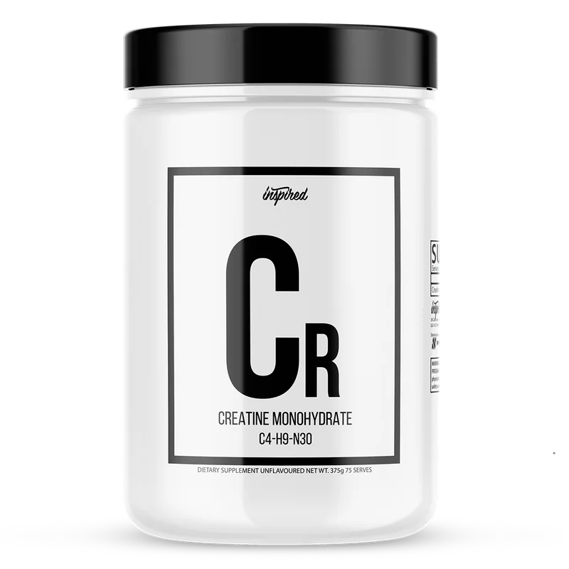 Inspired Nutraceuticals Creatine Monohydrate, front of package