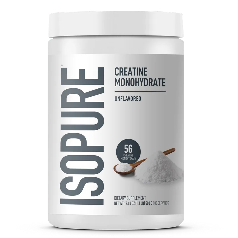 Isopure Creatine, front of package