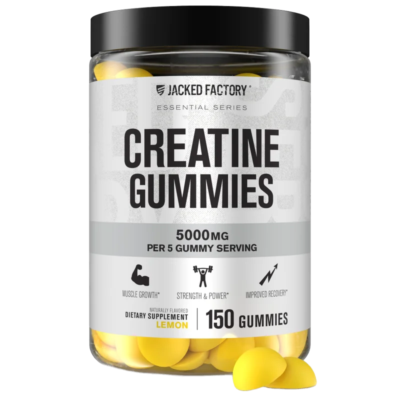 Jacked Factory Creatine Monohydrate Gummies, front of package