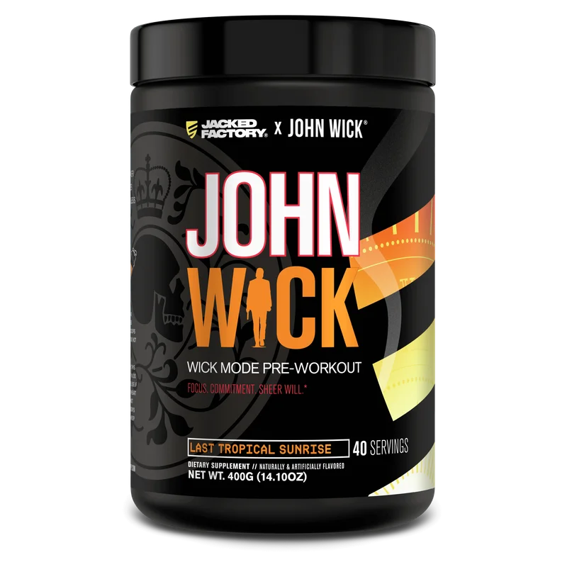 Jacked Factory X John Wick - Wick Mode Pre-Workout, front of package