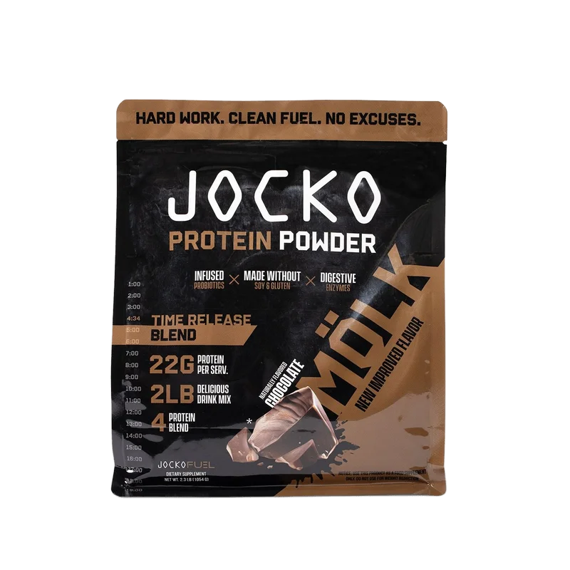 Jocko Fuel Protein Powder, front of package
