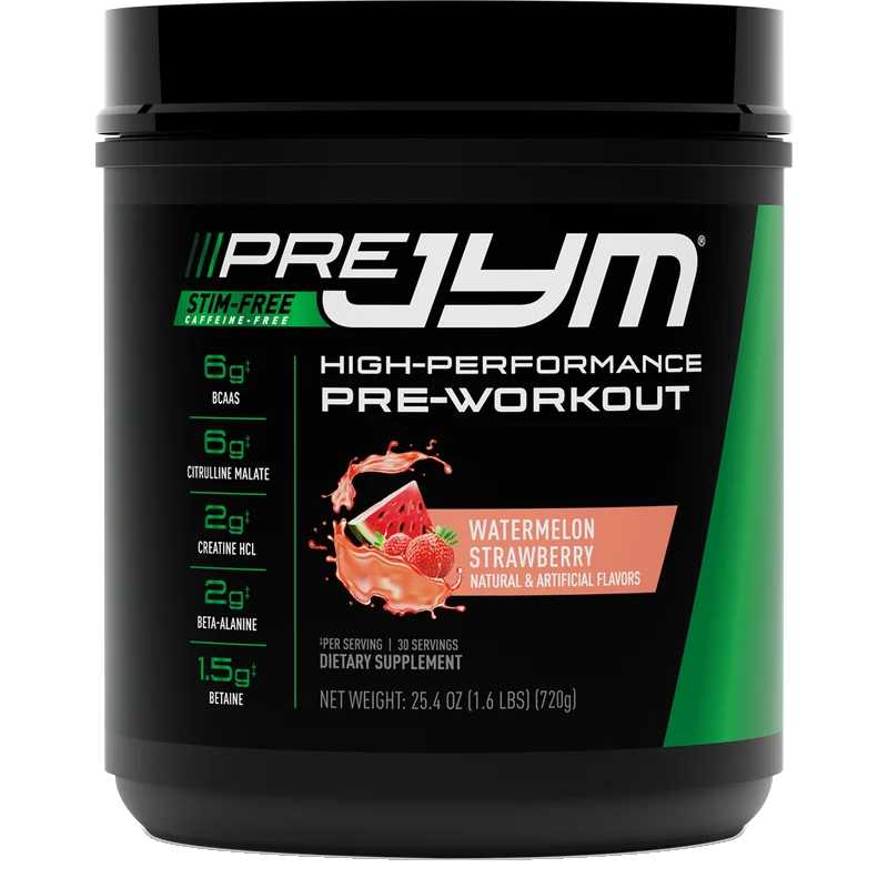 JYM Supplement Science Pre JYM Pre-Workout - Stim-Free, front of package