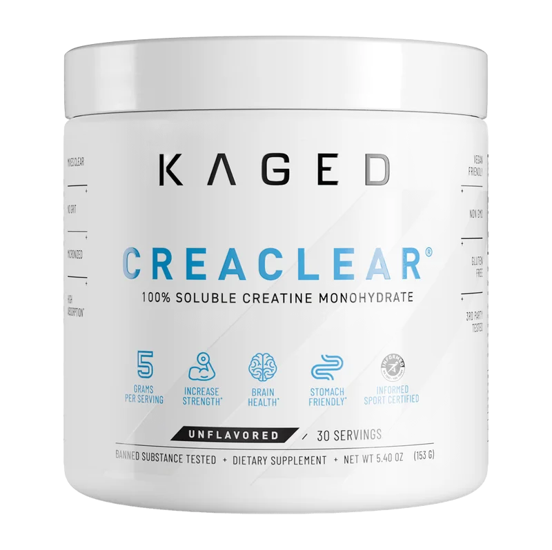 Kaged CreaClear, front of package