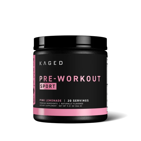Kaged Pre-Workout Sport, front of package