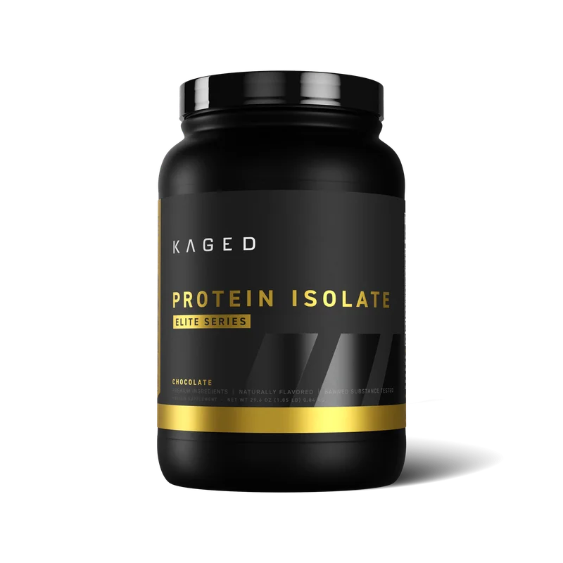 Kaged Protein Isolate Elite, front of package