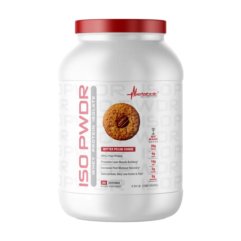 Metabolic Nutrition Iso PWDR, front of package