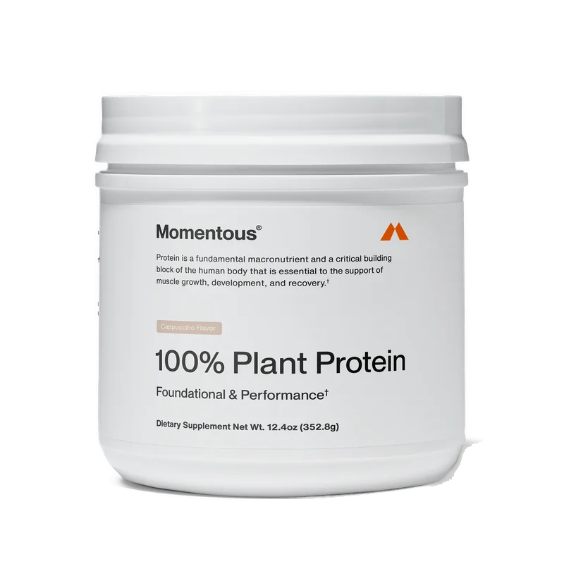 Momentous 100% Plant Protein, front of package