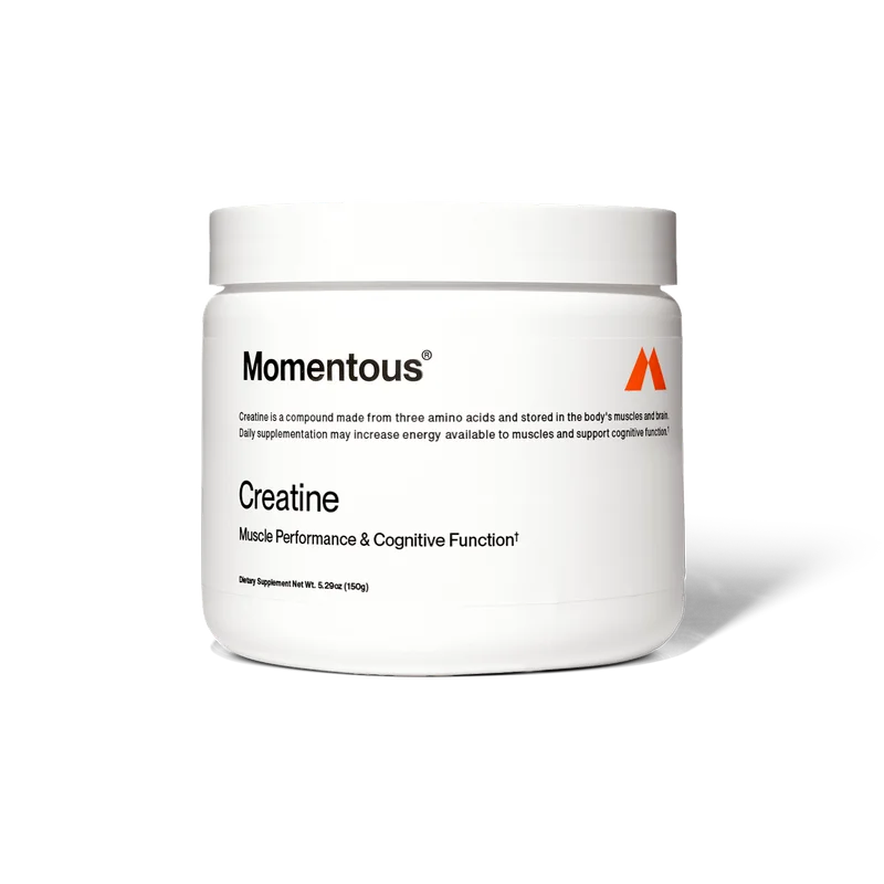 Momentous Creatine, front of package