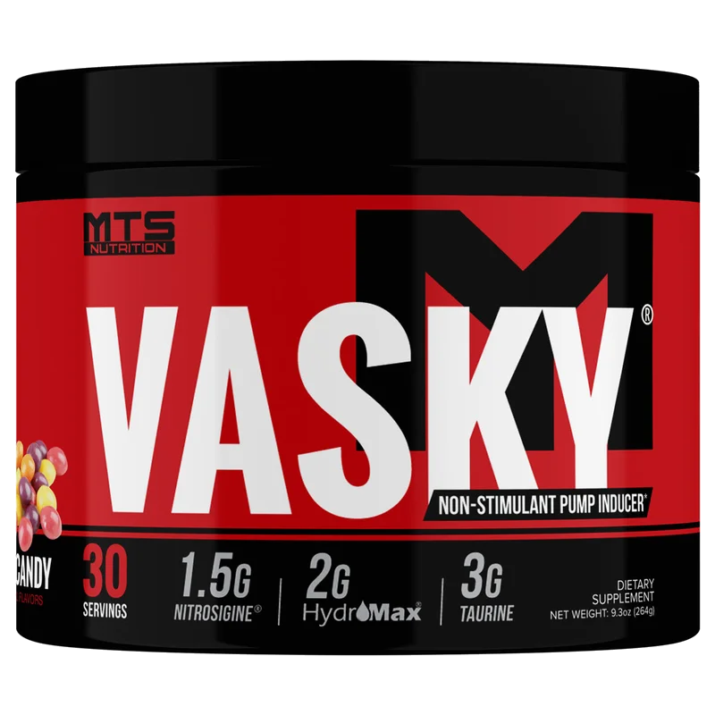 MTS Nutrition Vasky Stim-Free Pre-Workout, front of package