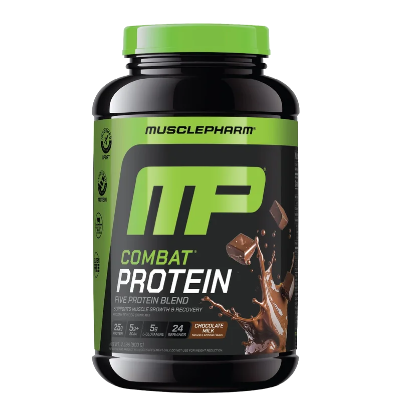 MusclePharm COMBAT PROTEIN, front of package