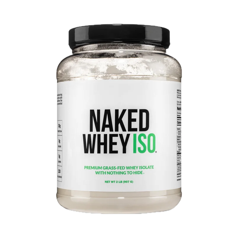 Naked Nutrition Naked Whey Isolate, front of package