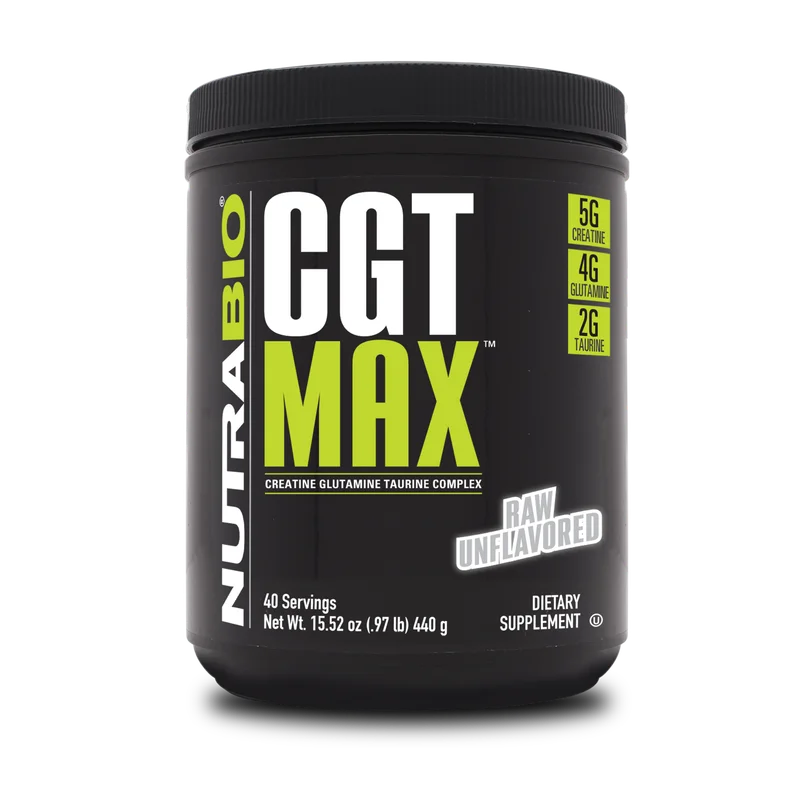 NutraBio CGT-MAX, front of package