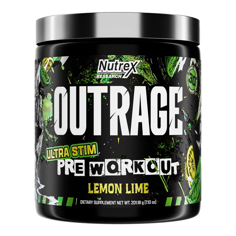 Nutrex Research Outrage, front of package