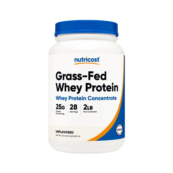 Nutricost Grass-Fed Whey Protein Concentrate, front of package