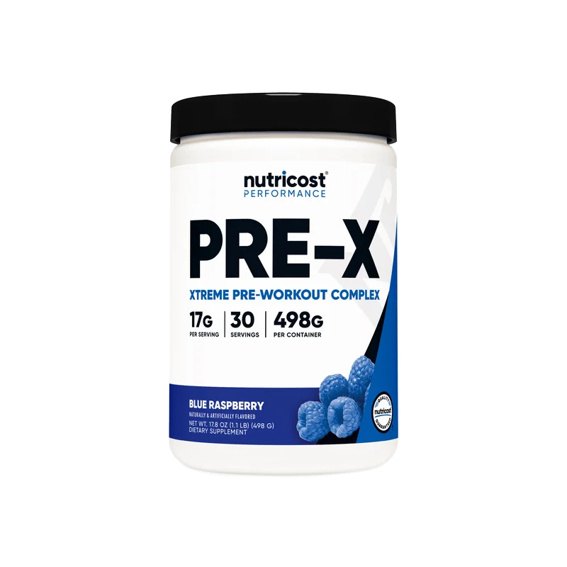 Nutricost Pre-X Workout Complex, front of package