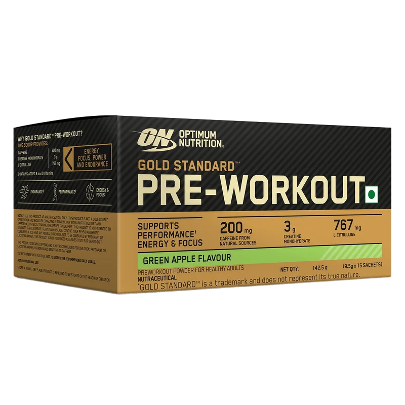 Optimum Nutrition Gold Standard Pre-Workout, front of package